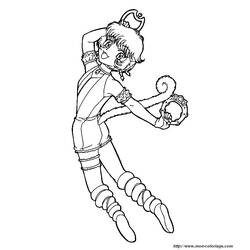 Раскраска: Mew Mew Power (мультфильмы) #46272 - Бесплатные раскраски для печати