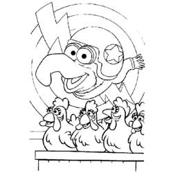 Раскраска: Muppets (мультфильмы) #31874 - Бесплатные раскраски для печати