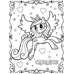 Раскраска: Маленький пони (мультфильмы) #41891 - Бесплатные раскраски для печати