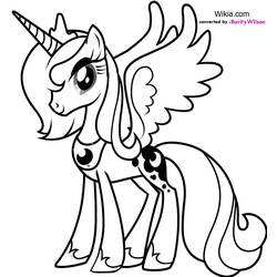 Раскраска: Маленький пони (мультфильмы) #41898 - Бесплатные раскраски для печати