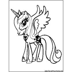 Раскраска: Маленький пони (мультфильмы) #41904 - Бесплатные раскраски для печати