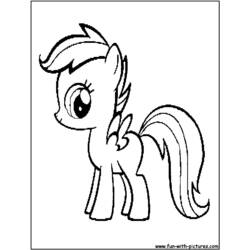 Раскраска: Маленький пони (мультфильмы) #41929 - Бесплатные раскраски для печати
