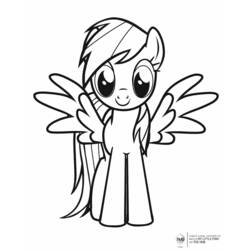 Раскраска: Маленький пони (мультфильмы) #41998 - Бесплатные раскраски для печати