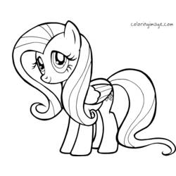 Раскраска: Маленький пони (мультфильмы) #42194 - Бесплатные раскраски для печати
