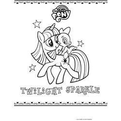 Раскраска: Маленький пони (мультфильмы) #42217 - Бесплатные раскраски для печати