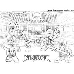 Раскраски: Ninjago - Бесплатные раскраски для печати