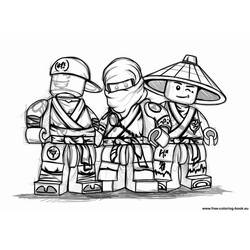 Раскраска: Ninjago (мультфильмы) #24091 - Бесплатные раскраски для печати