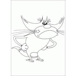 Раскраска: Огги и Каффардс (мультфильмы) #37854 - Бесплатные раскраски для печати