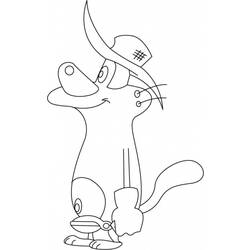 Раскраска: Огги и Каффардс (мультфильмы) #37951 - Бесплатные раскраски для печати