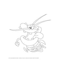 Раскраска: Огги и Каффардс (мультфильмы) #37962 - Бесплатные раскраски для печати