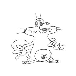 Раскраска: Огги и Каффардс (мультфильмы) #37997 - Бесплатные раскраски для печати