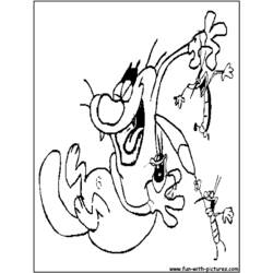 Раскраска: Огги и Каффардс (мультфильмы) #38021 - Бесплатные раскраски для печати