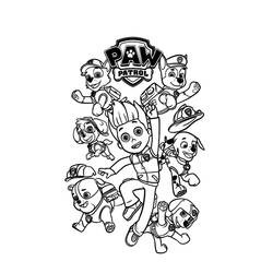 Раскраска: Pat'Patrouille (мультфильмы) #44259 - Бесплатные раскраски для печати