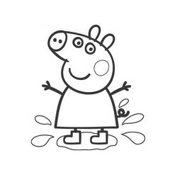Раскраска: Свинка Пеппа (мультфильмы) #43911 - Бесплатные раскраски для печати