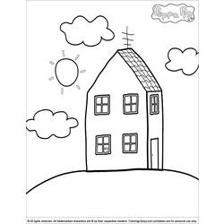 Раскраска: Свинка Пеппа (мультфильмы) #43947 - Бесплатные раскраски для печати