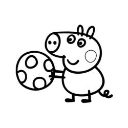 Раскраска: Свинка Пеппа (мультфильмы) #43949 - Бесплатные раскраски для печати