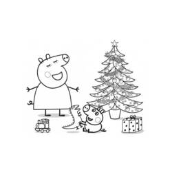 Раскраска: Свинка Пеппа (мультфильмы) #43959 - Бесплатные раскраски для печати