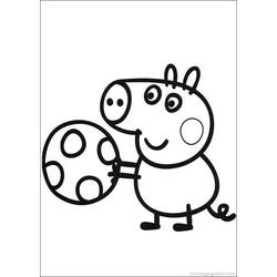 Раскраска: Свинка Пеппа (мультфильмы) #44005 - Бесплатные раскраски для печати