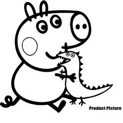 Раскраска: Свинка Пеппа (мультфильмы) #44057 - Бесплатные раскраски для печати