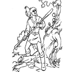 Раскраска: Экскалибур, волшебный меч (мультфильмы) #41733 - Бесплатные раскраски для печати