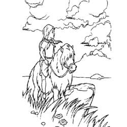 Раскраска: Экскалибур, волшебный меч (мультфильмы) #41734 - Бесплатные раскраски для печати