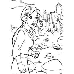 Раскраска: Экскалибур, волшебный меч (мультфильмы) #41737 - Бесплатные раскраски для печати