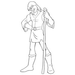 Раскраска: Экскалибур, волшебный меч (мультфильмы) #41762 - Бесплатные раскраски для печати