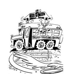 Раскраска: Beep Beep и Койот (мультфильмы) #47152 - Бесплатные раскраски для печати