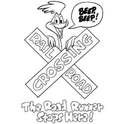 Раскраска: Beep Beep и Койот (мультфильмы) #47167 - Бесплатные раскраски для печати