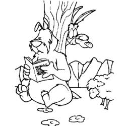Раскраска: Beep Beep и Койот (мультфильмы) #47199 - Бесплатные раскраски для печати