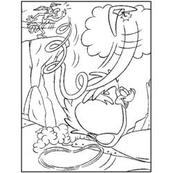 Раскраска: Beep Beep и Койот (мультфильмы) #47252 - Бесплатные раскраски для печати