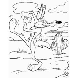 Раскраска: Beep Beep и Койот (мультфильмы) #47255 - Бесплатные раскраски для печати