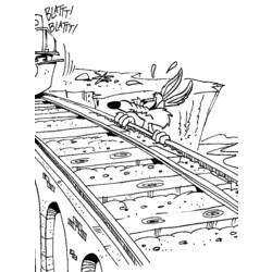 Раскраска: Beep Beep и Койот (мультфильмы) #47277 - Бесплатные раскраски для печати