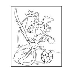 Раскраска: Beep Beep и Койот (мультфильмы) #47287 - Бесплатные раскраски для печати