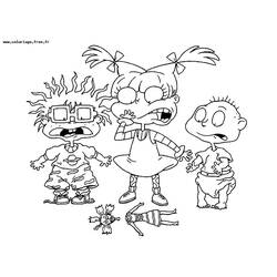 Раскраска: Rugrats (мультфильмы) #52695 - Бесплатные раскраски для печати