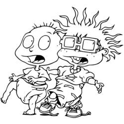 Раскраска: Rugrats (мультфильмы) #52718 - Бесплатные раскраски для печати