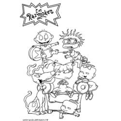 Раскраска: Rugrats (мультфильмы) #52721 - Бесплатные раскраски для печати