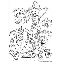 Раскраска: Rugrats (мультфильмы) #52766 - Бесплатные раскраски для печати