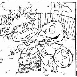 Раскраска: Rugrats (мультфильмы) #52784 - Бесплатные раскраски для печати