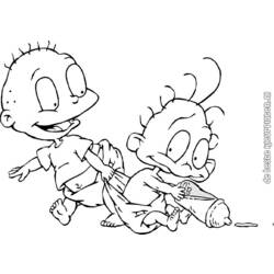 Раскраска: Rugrats (мультфильмы) #52816 - Бесплатные раскраски для печати