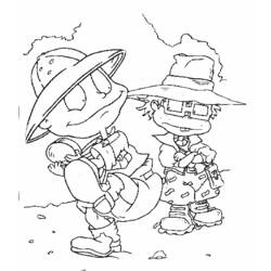 Раскраска: Rugrats (мультфильмы) #52830 - Бесплатные раскраски для печати