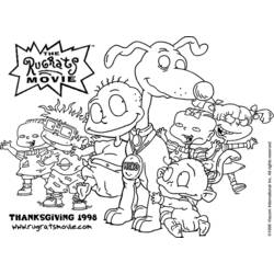 Раскраска: Rugrats (мультфильмы) #52833 - Бесплатные раскраски для печати