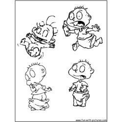 Раскраска: Rugrats (мультфильмы) #52917 - Бесплатные раскраски для печати