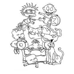 Раскраска: Rugrats (мультфильмы) #52929 - Бесплатные раскраски для печати
