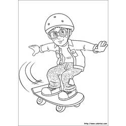 Раскраска: Сэм Пожарный (мультфильмы) #39885 - Бесплатные раскраски для печати