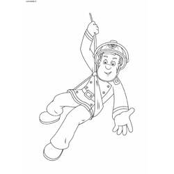 Раскраска: Сэм Пожарный (мультфильмы) #39897 - Бесплатные раскраски для печати