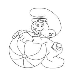 Раскраска: Smurfs (мультфильмы) #34572 - Бесплатные раскраски для печати