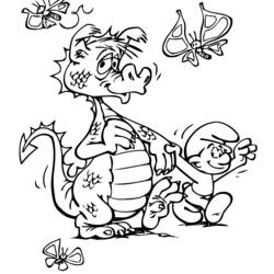 Раскраска: Smurfs (мультфильмы) #34602 - Бесплатные раскраски для печати