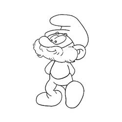 Раскраска: Smurfs (мультфильмы) #34605 - Бесплатные раскраски для печати
