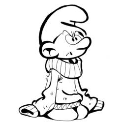 Раскраска: Smurfs (мультфильмы) #34695 - Бесплатные раскраски для печати